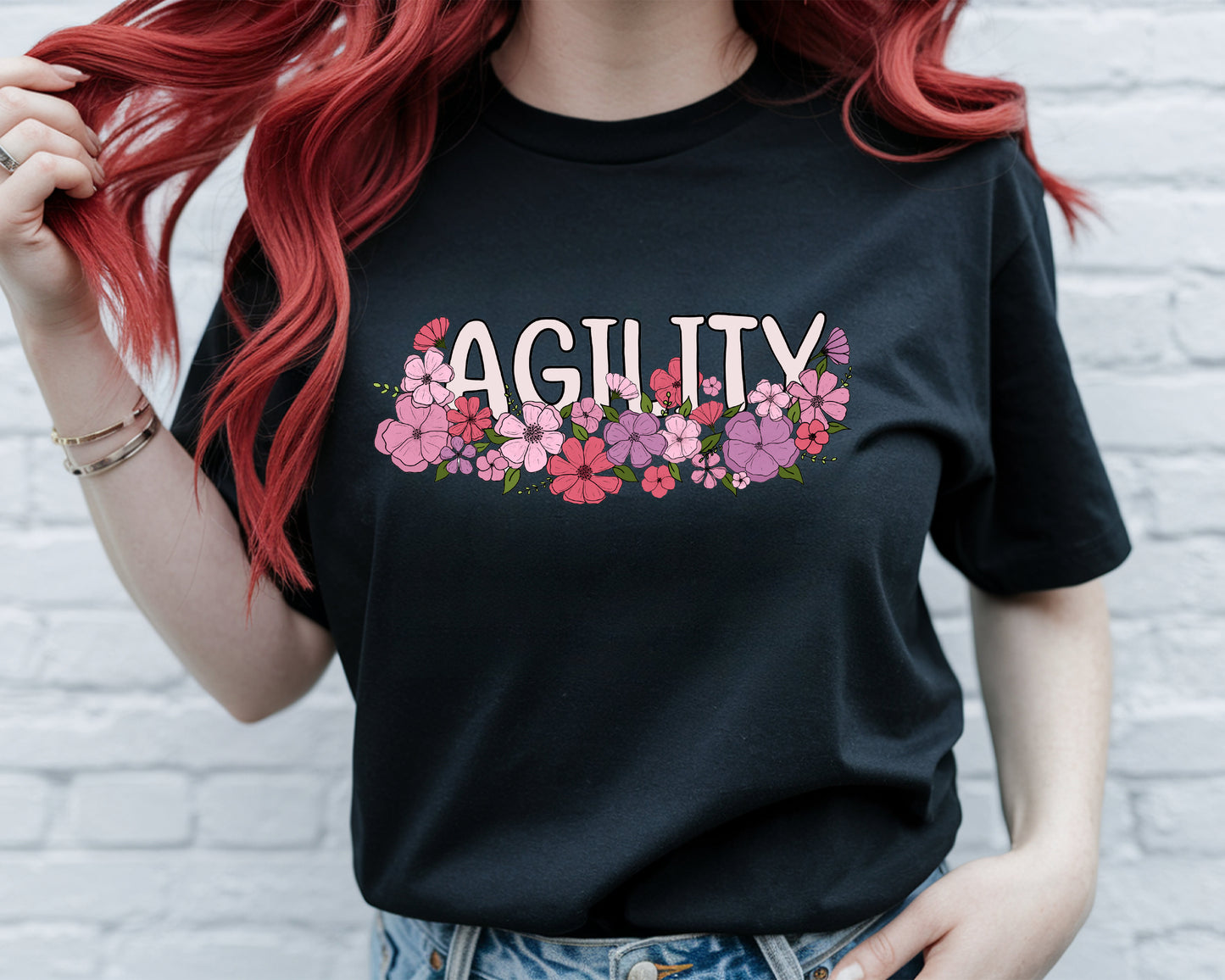 Floral Agility Gildan Unisex Softstyle Tshirt