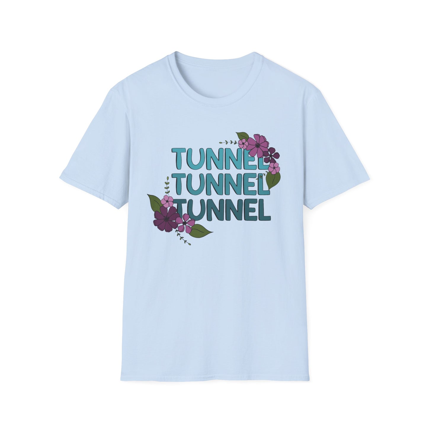 Tunnel Tunnel Tunnel Floral Gildan Unisex Softstyle Tshirt