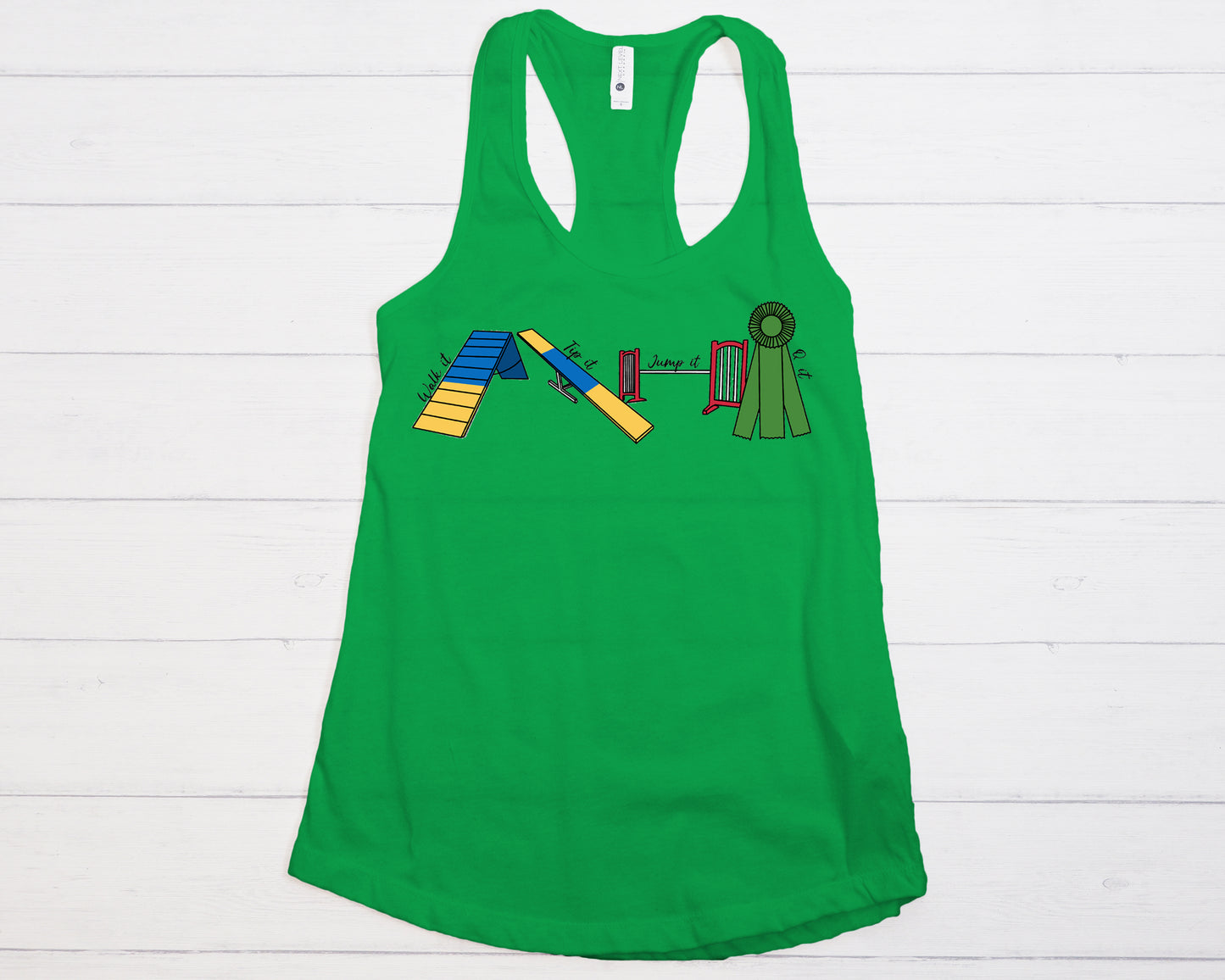 Agility Day Next Level Women's Ideal Racerback Tank