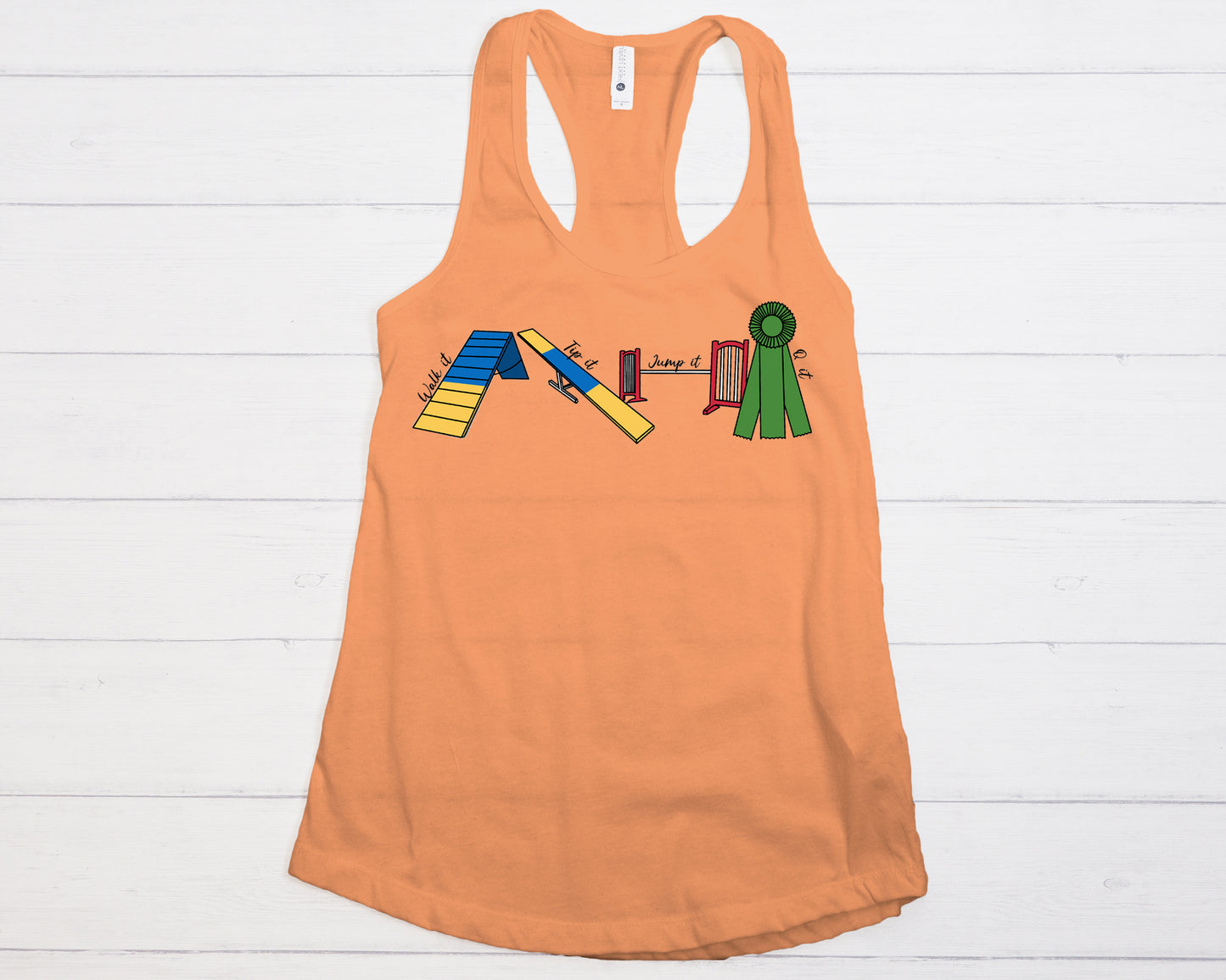 Agility Day Next Level Women's Ideal Racerback Tank