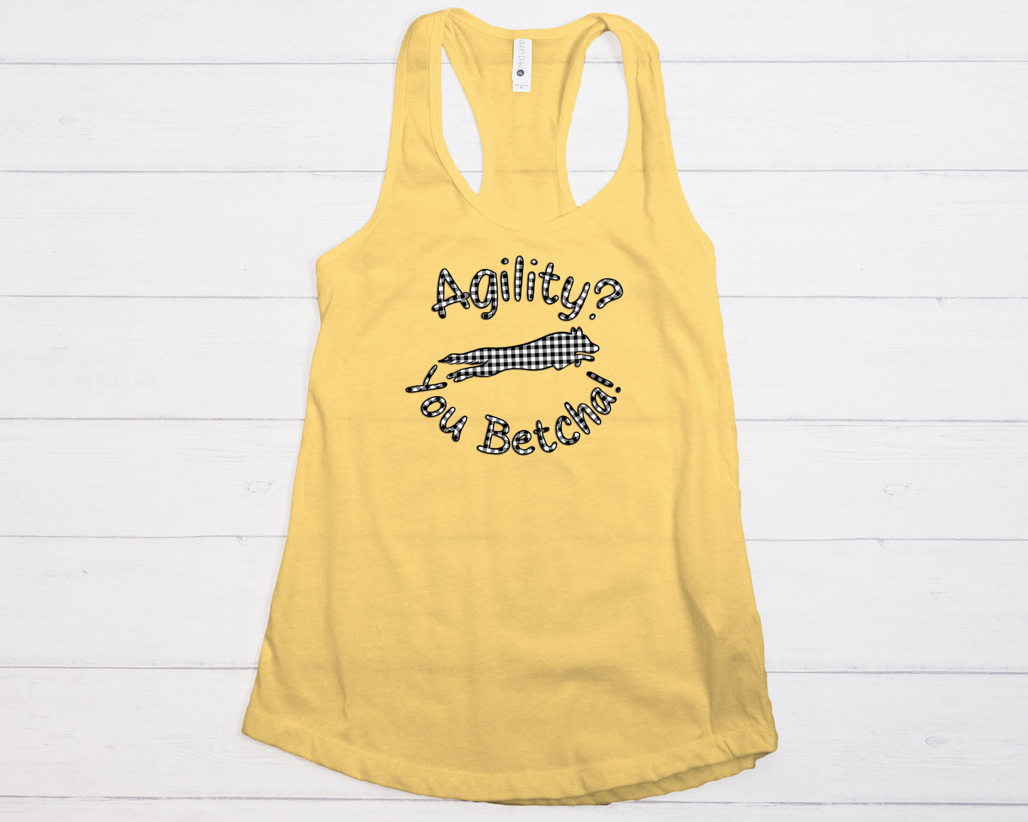 You Betcha! Next Level Women's Ideal Racerback Tank