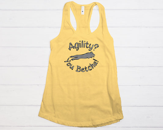 You Betcha! Next Level Women's Ideal Racerback Tank