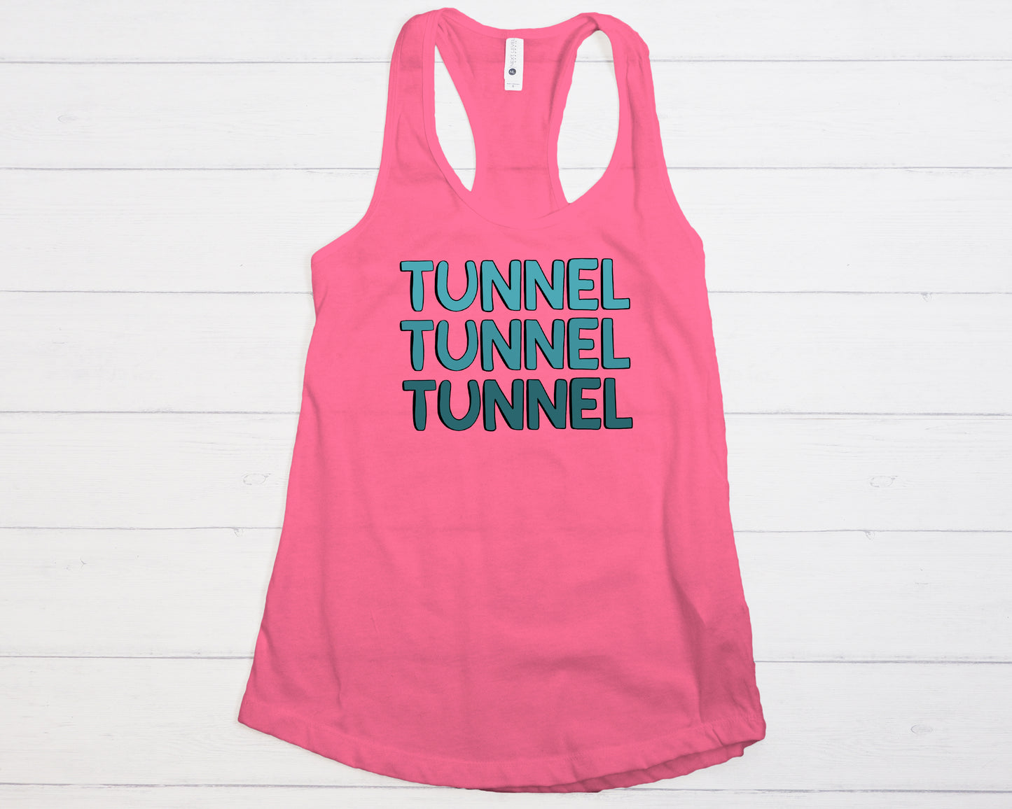 Tunnel Tunnel Tunnel Next Level Women's Ideal Racerback Tank