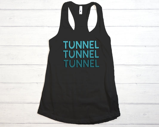 Tunnel Tunnel Tunnel Next Level Women's Ideal Racerback Tank